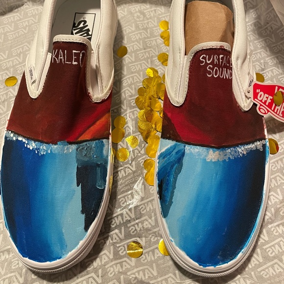 CUSTOM PAINTED SHOES - Picture 2 of 14